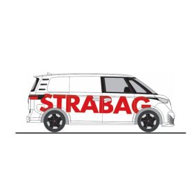 Rietze 32106 Volkswagen ID. Buzz Cargo, Strabag (H0)