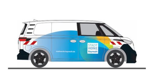 Rietze 32107 Volkswagen ID. Buzz Cargo, Stadtwerke Bayreuth (H0)