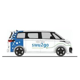 Rietze 32108 Volkswagen ID. Buzz People, SWU, Ulm (H0)