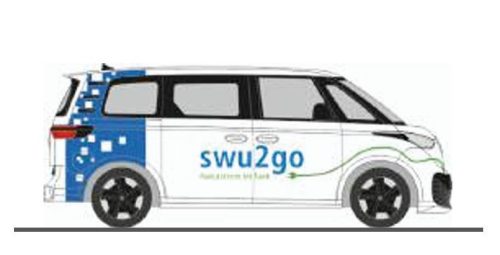 Rietze 32108 Volkswagen ID. Buzz People, SWU, Ulm (H0)