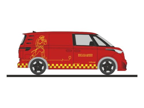 Rietze 51402 Volkswagen ID.Buzz Cargo Ostjyllands Brandvaesen (DK) (H0)