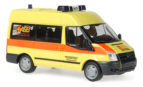Rietze 51526 Ford Transit 06 "ASB Lüneburg", H0 1:87