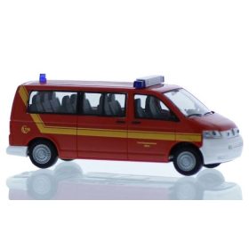   Rietze 51932 Volkswagen Transporter T5 2003, tűzoltó, Forschungszentrum Jülich - Werkfeuerwehr (244923) (H0)