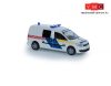 Rietze 52711 Volkswagen Caddy Maxi 2011 dobozos, magyar rendőrautó (H0)
