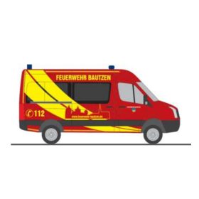 Rietze 53127 Volkswagen Crafter 2011, Feuerwehr Bautzen (H0)