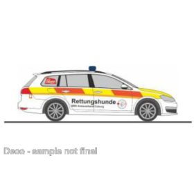   Rietze 53324 Volkswagen Golf VII Variant, Rettungshundestaffel Coburg (262385) (H0)