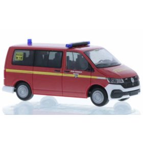   Rietze 53712 Volkswagen Transporter T6.1, Feuerwehr Prisdorf (250852) (H0)