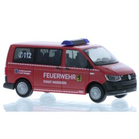   Rietze 53720 Volkswagen Transporter T6, Feuerwehr Nideggen (250857) (H0)