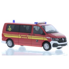   Rietze 53721 Volkswagen Transporter T6.1, Feuerwehr Herbolzheim (250871) (H0)