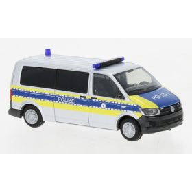   Rietze 53737 Volkswagen Transporter T6 Bus, Polizei Thüringen (261015) (H0)