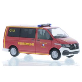   Rietze 53761 Volkswagen Transporter T6 Bus, Feuerwehr Stammham / Inn (255043) (H0)