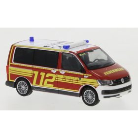   Rietze 53777 Volkswagen Transporter T6 Bus, Feuerwehr Bad Soden (256059) (H0)