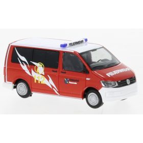   Rietze 53787 Volkswagen Transporter T6 Bus, Feuerwehr Bühlertal (258339) (H0)
