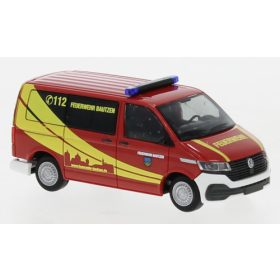   Rietze 53791 Volkswagen Transporter T6.1, Feuerwehr Bautzen (257118) (H0)