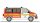 Rietze 53797 Volkswagen Transporter T6 Bus, Rettungsdienst Leverkusen (H0)