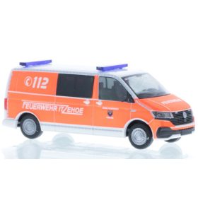   Rietze 53834 Volkswagen Transporter T6.1 Bus, Feuerwehr Itzehoe (256061) (H0)