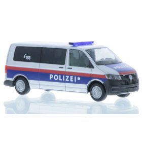   Rietze 53836 Volkswagen Transporter T6 Bus, Polizei (AT) (255044) (H0)