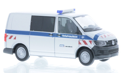 Rietze 53844 Volkswagen Transporter T6, Verkehrsaufsicht Wuppertal (255045) (H0)