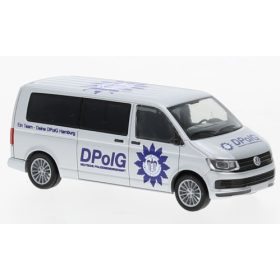   Rietze 53855 Volkswagen Transporter T6 Bus, DPolG Hamburg (258341) (H0)