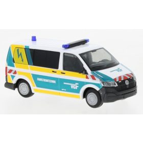   Rietze 53877 Volkswagen Transporter T6.1 Bus, VGF Frankfurt Fahrstromtechnik (259768) (H0)