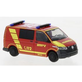   Rietze 53882 Volkswagen Transporter T6.1, Bus Feuerwehr Wuppertal (263440) (H0)