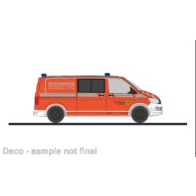   Rietze 53890 Volkswagen Transporter T6, Feuerwehr Gelnhausen West (264915) (H0)
