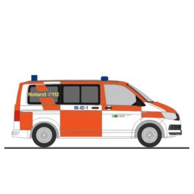 Rietze 53906 Volkswagen Transporter T6 Bus, FW Rostock (H0)