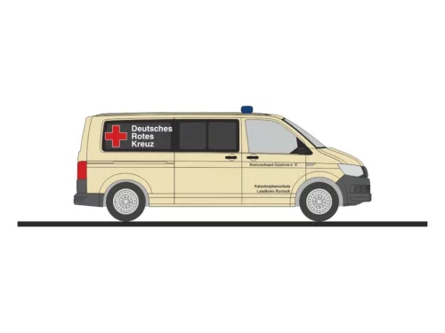 Rietze 53942 Volkswagen Transporter T6, DRK KV Güstrow (H0)