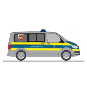   Rietze 53972 Volkswagen Transporter T6, Notfallmanagement Bahn - Kreisbahn Diepholz (H0)