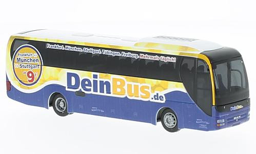 Rietze 65546 MAN Lion's autóbusz, Coach Hochstetter Touristik - DeinBus.de (221374) (H0)