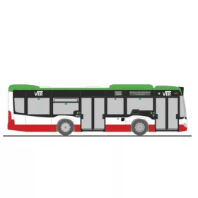   Rietze 67957 Mercedes-Benz Citaro K 12 városi autóbusz, VER Ennepetal (H0)
