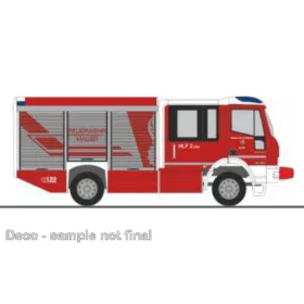   Rietze 68154 Iveco Magirus HLF Team Cab tűzoltóautó, Feuerwehr Mauer bei Melk (AT) (263448) (H0)