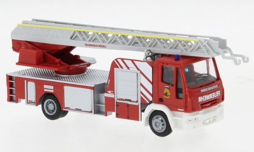 Rietze 68492 Iveco Magirus DLK 32 létrás tűzoltóautó, Feuerwehr Interlaken Bödeli (CH) (258348) (H0)