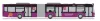 Rietze 69325 Mercedes-Benz Citaro G 2012 városi csuklós autóbusz, Lyst Reisen - SEV (H0)