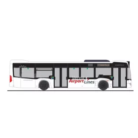   Rietze 69387 Mercedes-Benz Citaro 2012 városi autóbusz, Vienna Airport Lines (H0)