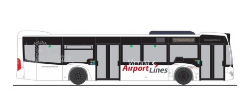 Rietze 69387 Mercedes-Benz Citaro 2012 városi autóbusz, Vienna Airport Lines (H0)