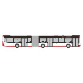   Rietze 69507 Mercedes-Benz Citaro G 2012 városi csuklós autóbusz, SWK Mobil Krefeld (H0)