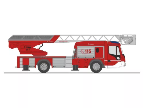 Rietze 71104 Magirus DLK 32 n.B., Vigili del Fuoco (IT) (H0)
