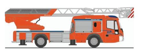 Rietze 71119 Magirus DLK 32 n.B., FW Ravensburg (H0)