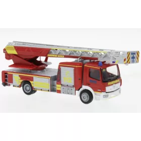   Rietze 71633 Mercedes-Benz Atego Magirus DLK 32 létrás tűzoltóautó, Feuerwehr Senden (258346) (H0)