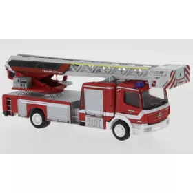   Rietze 71657 Mercedes-Benz Atego Magirus DLK létrás tűzoltóautó, Feuerwehr Erlangen (253921) (H0)
