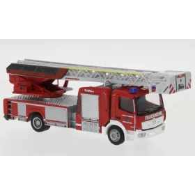   Rietze 71661 Mercedes-Benz Atego Magirus DLK 2019 létrás tűzoltóautó, Feuerwehr Hallein (256069) (H0)