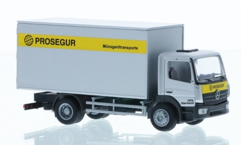 Rietze 72506 Mercedes-Benz Atego 2019, dobozos, Prosegur (245153) (H0)