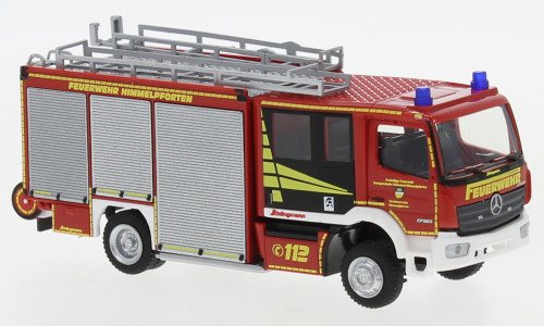 Rietze 72923 Mercedes-Benz Atego Schlingmann Varus HLF tűzoltóautó, Feuerwehr Himmelpforten (257128) (H0)
