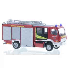   Rietze 72932 Mercedes-Benz Atego Schlingmann Varus HLF tűzoltóautó, Feuerwehr Brombachtal (256070) (H0)