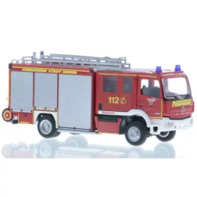   Rietze 72934 Mercedes-Benz Atego Schlingmann Varus HLF tűzoltóautó, Feuerwehr Enger (253919) (H0)