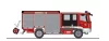 Rietze 72970 MAN Schlingmann Varus HLF tűzoltóautó, FW Legden (H0)