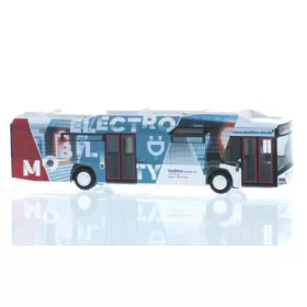   Rietze 73042 Solaris Urbino 12 electric 2014 városi autóbusz, Stadtbus Schwäbisch Hall (248754) (H0)