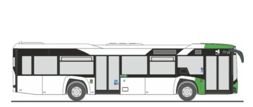 Rietze 73050 Solaris Urbino 12 2014 városi autóbusz, Stadtwerke Hamm (H0)