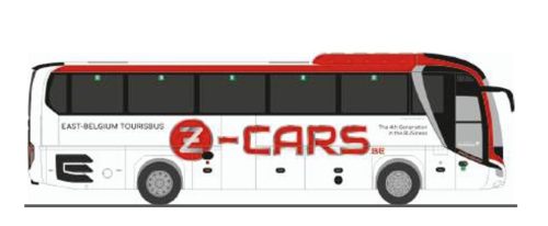 Rietze 74865 MAN Lion's Coach '17 autóbusz, Z-Cars (H0)